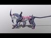 Sabre-toothed tiger Low-poly 3D model_2