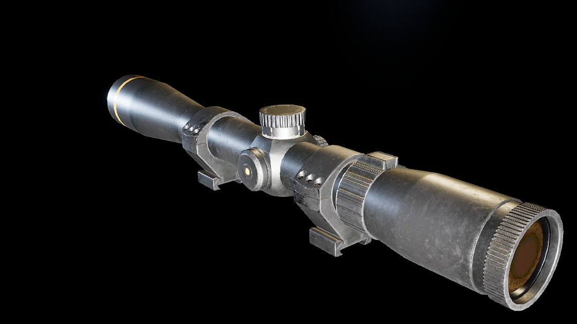 AAA VX-Freedom Sniper Scope Game Ready PBR Low-poly 3D model_7