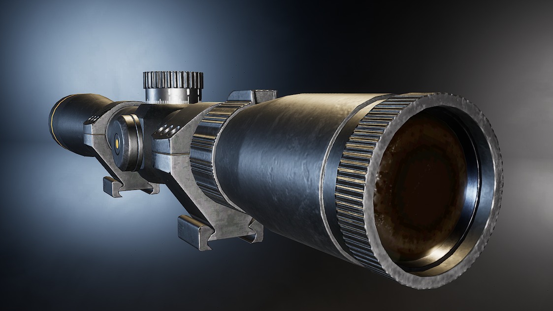 AAA VX-Freedom Sniper Scope Game Ready PBR Low-poly 3D model_2