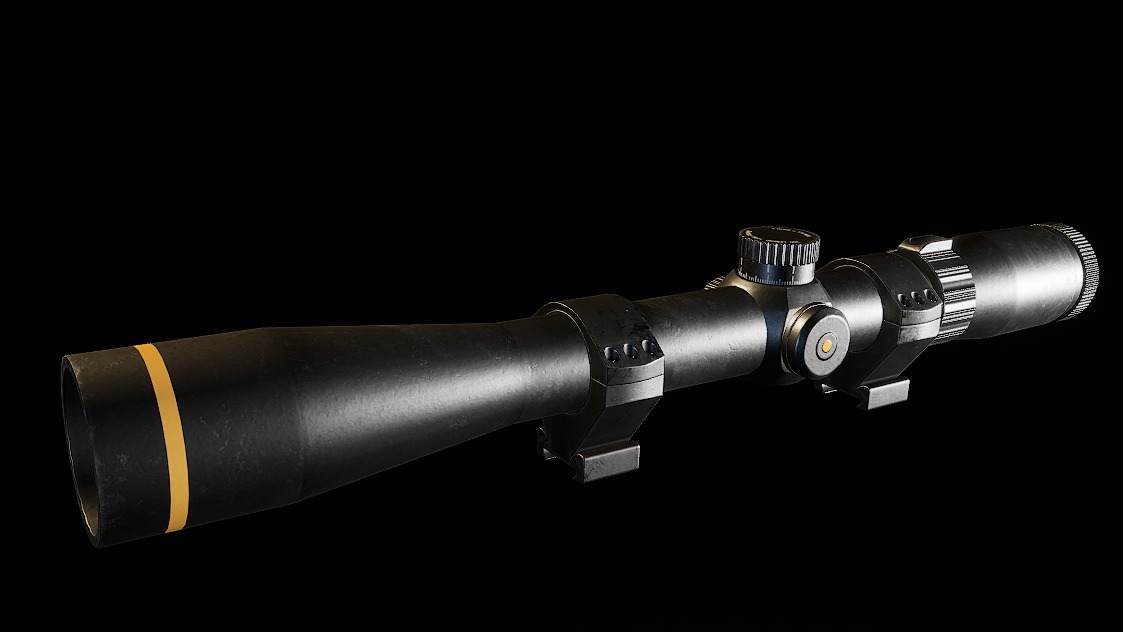 AAA VX-Freedom Sniper Scope Game Ready PBR Low-poly 3D model_9
