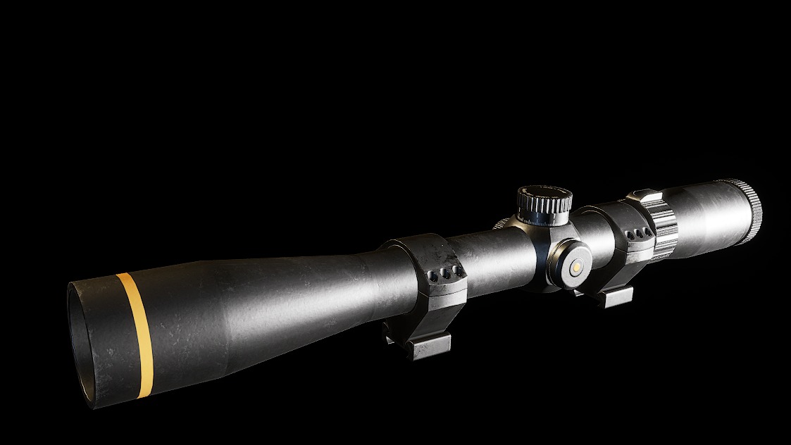 AAA VX-Freedom Sniper Scope Game Ready PBR Low-poly 3D model_8