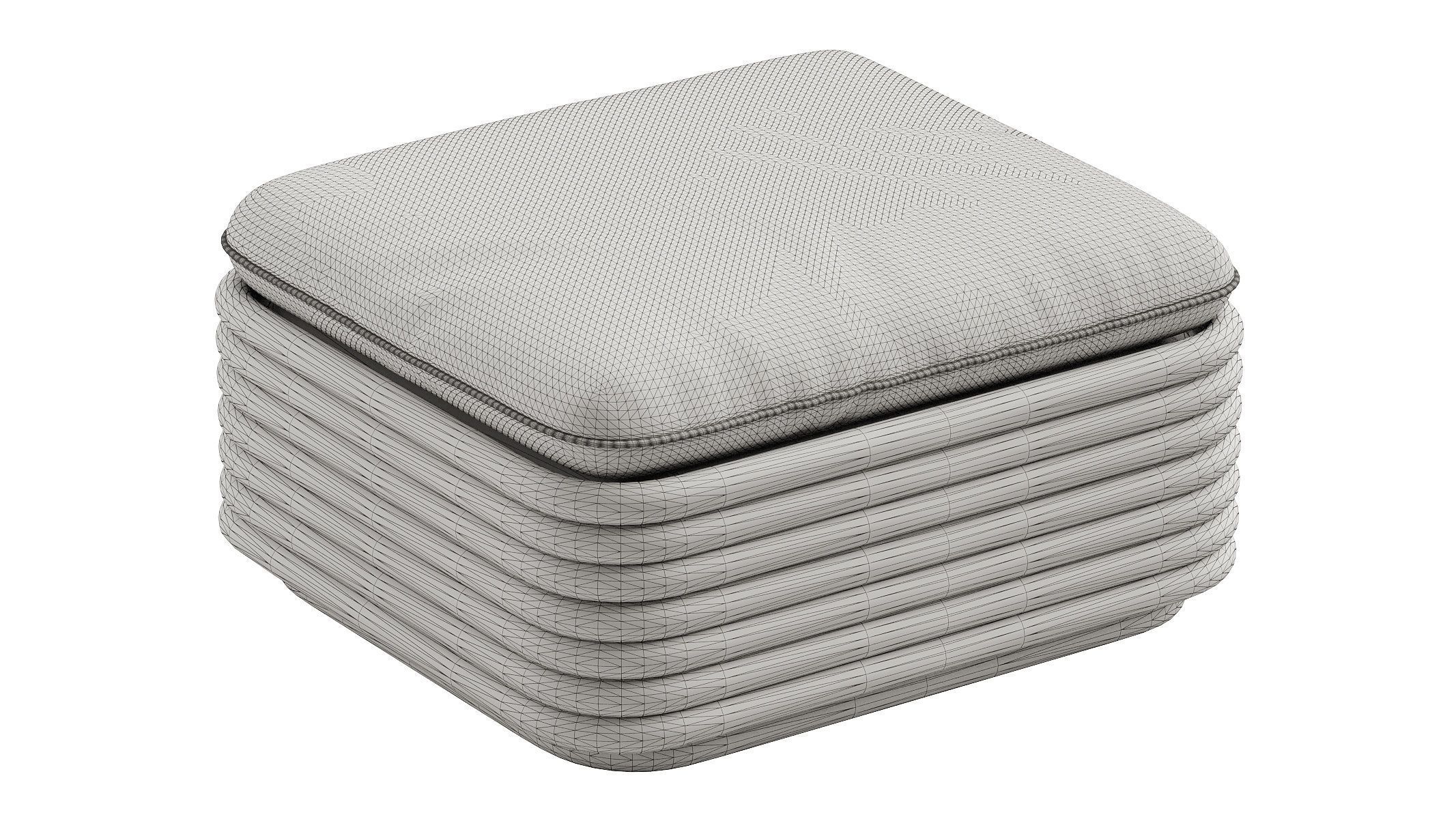 Bohemian 72 Ottoman 3D model_7