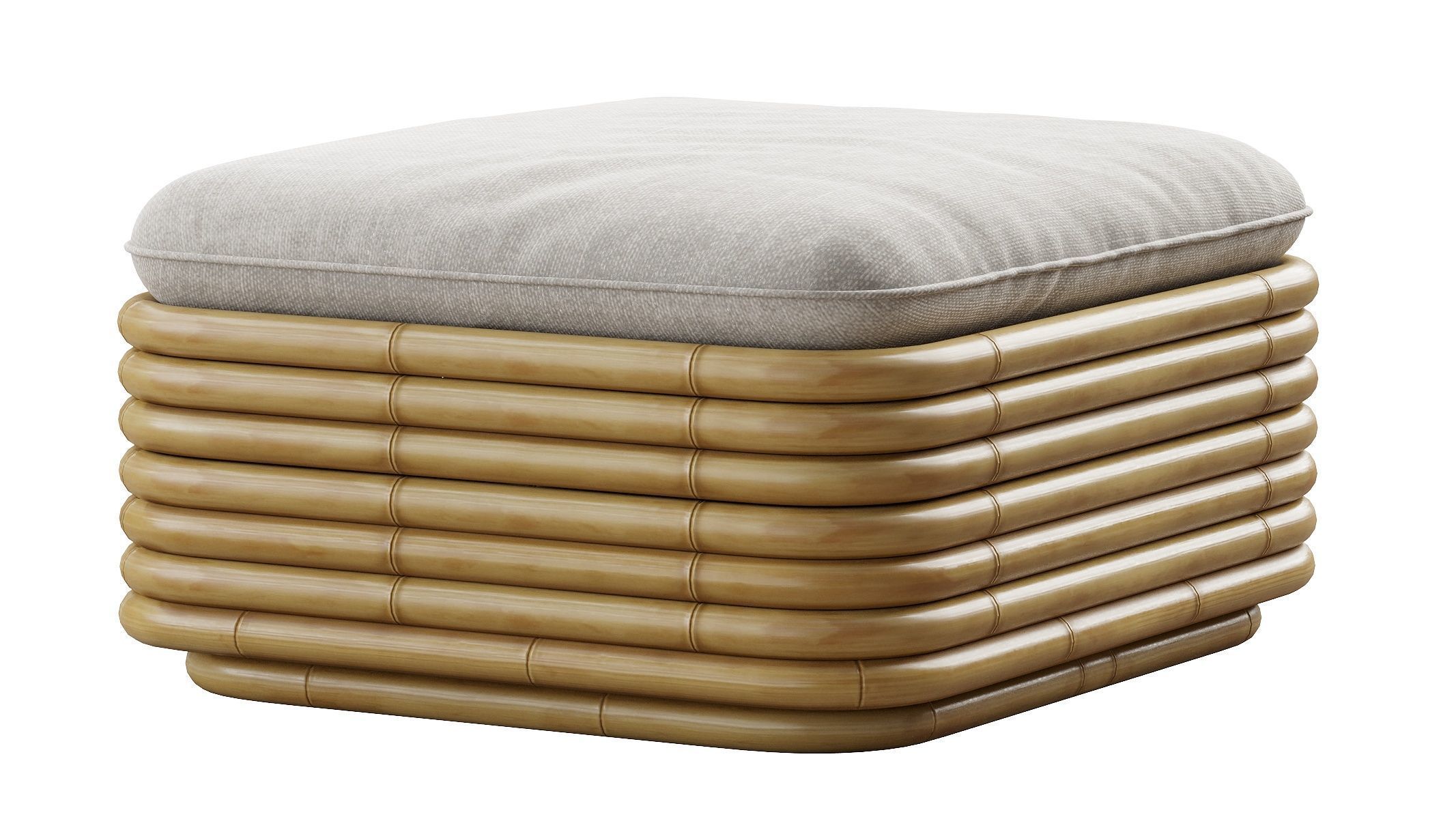 Bohemian 72 Ottoman 3D model_4