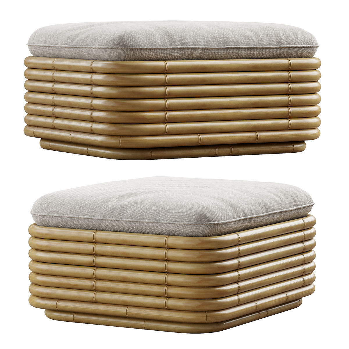 Bohemian 72 Ottoman 3D model_15