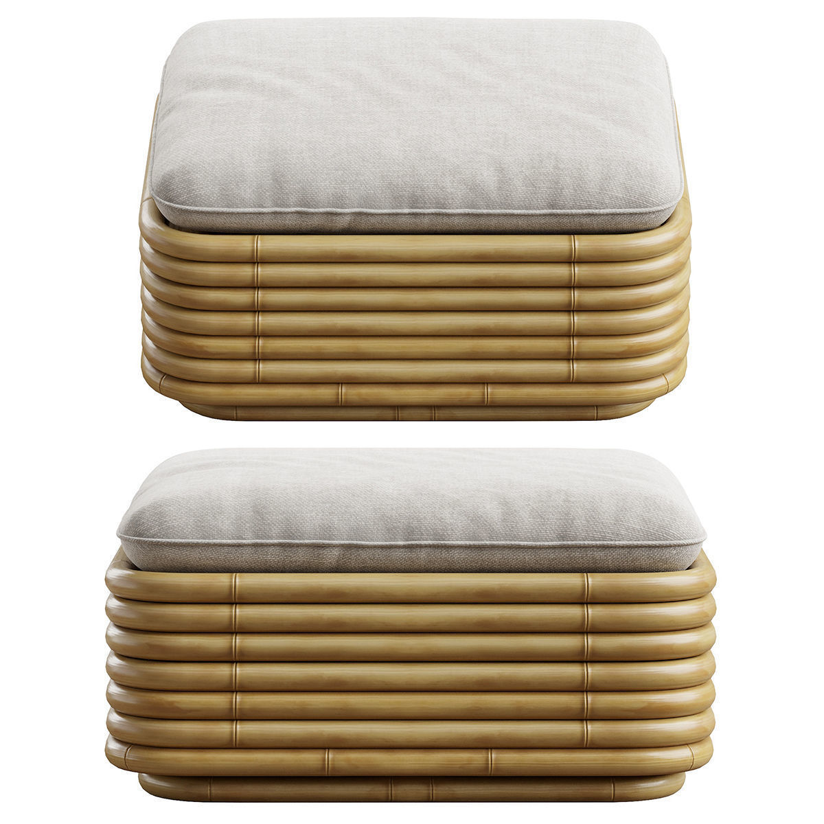 Bohemian 72 Ottoman 3D model_14