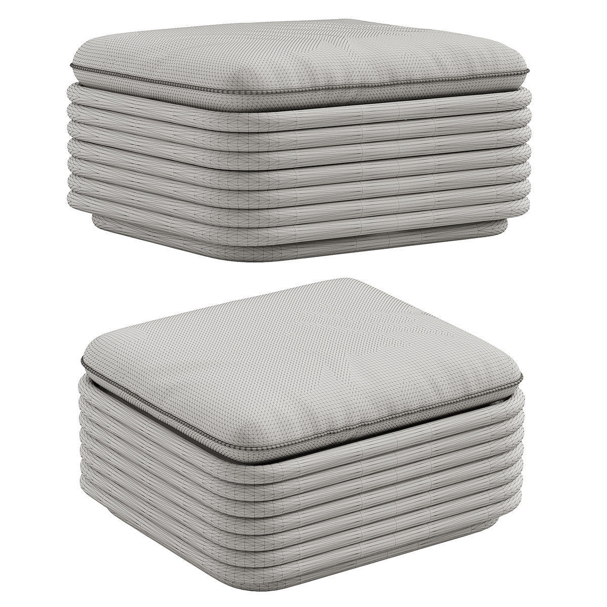 Bohemian 72 Ottoman 3D model_16