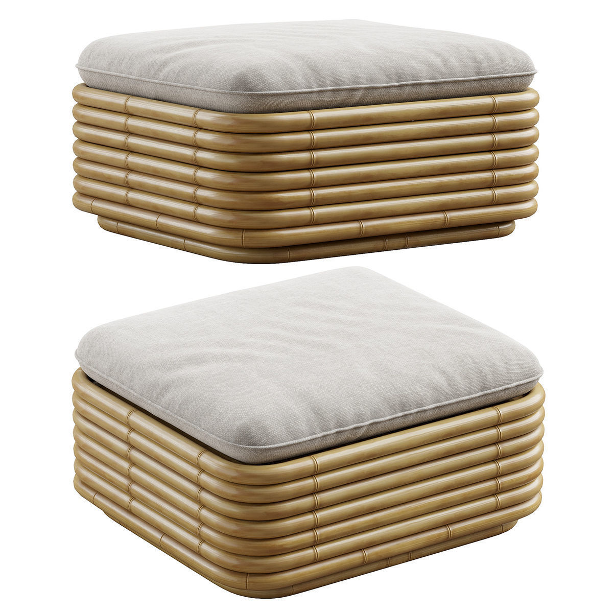 Bohemian 72 Ottoman 3D model_13