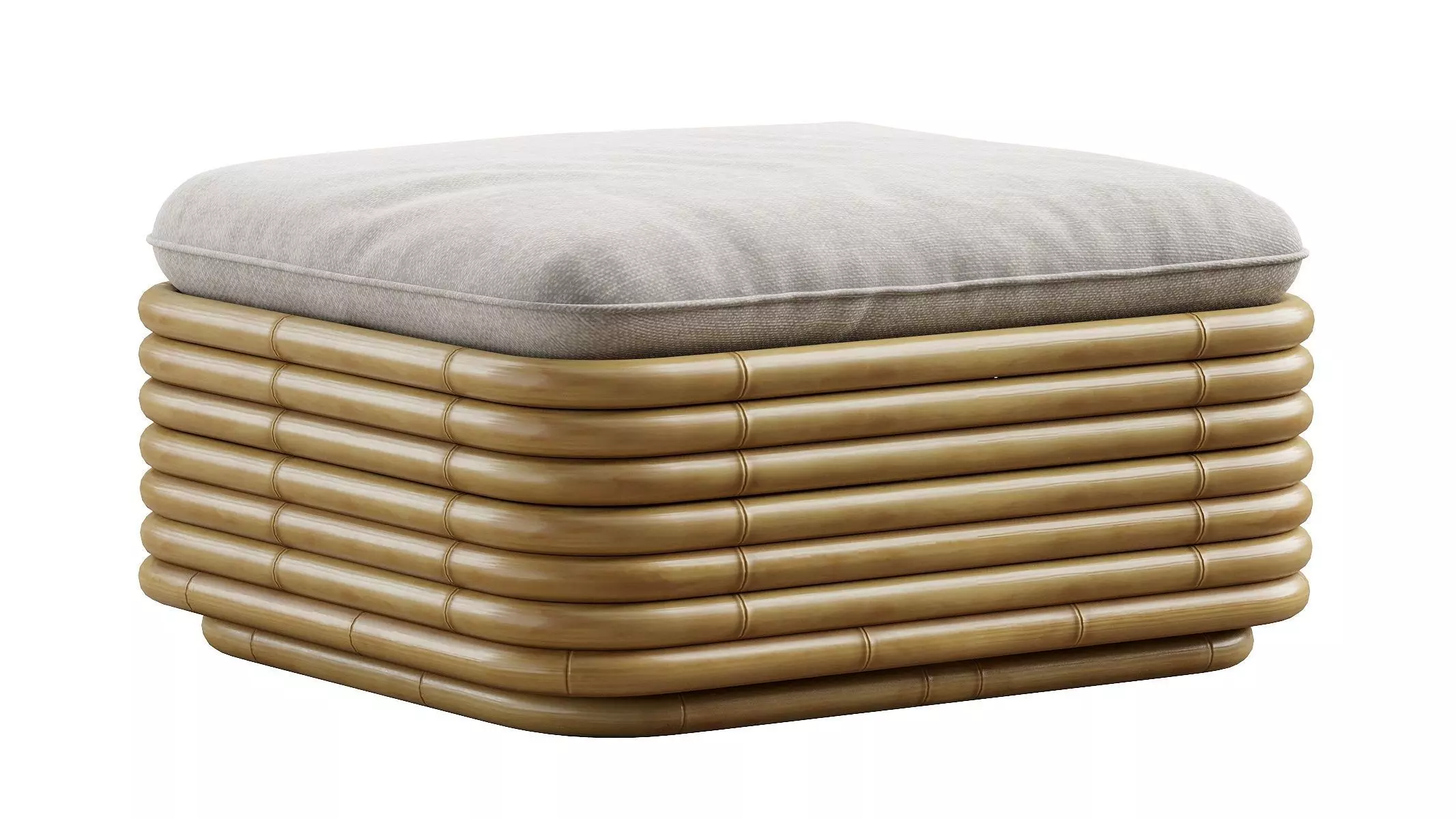 Bohemian 72 Ottoman 3D model_0