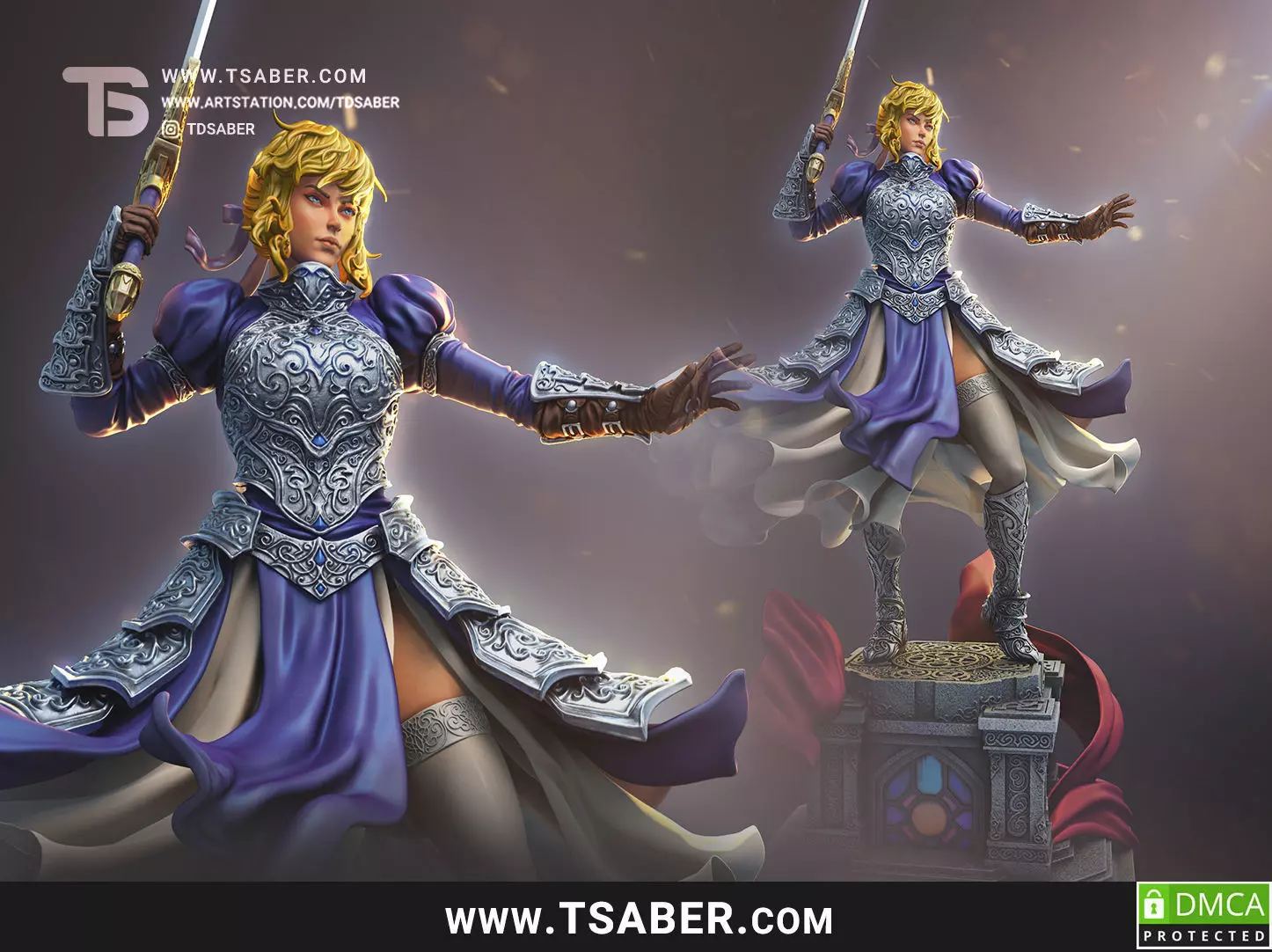 Knight Saber 3D print model