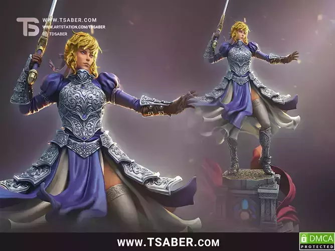 Knight Saber  3D print model