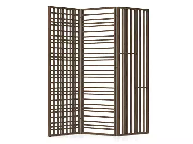 Paravent 3 Panel Screen