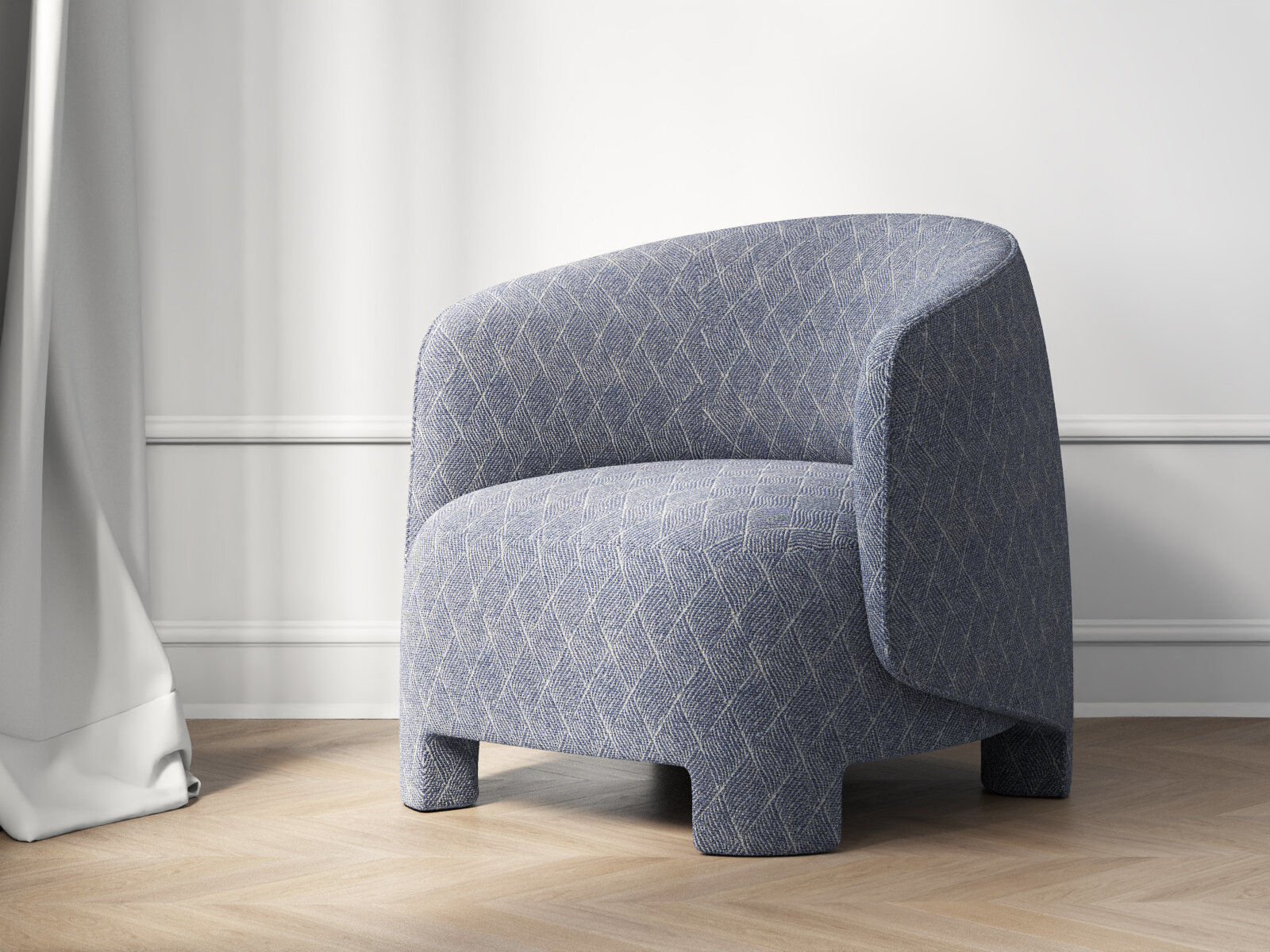 Taru Armchair 3D model_1