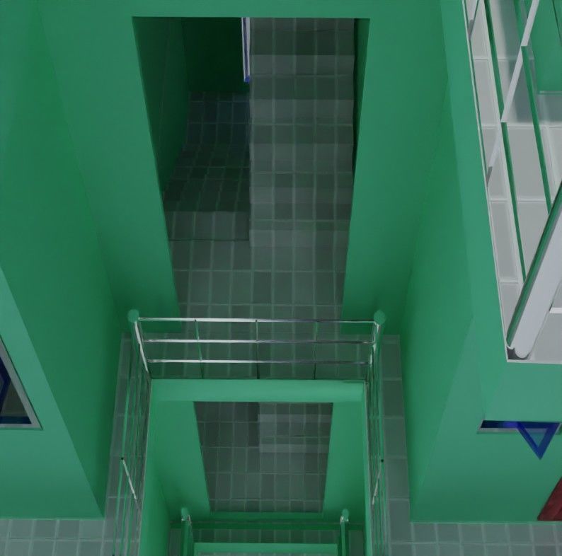 New Modeling House  Low-poly 3D model_11