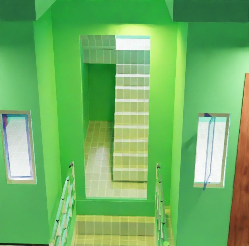 New Modeling House  Low-poly 3D model_5