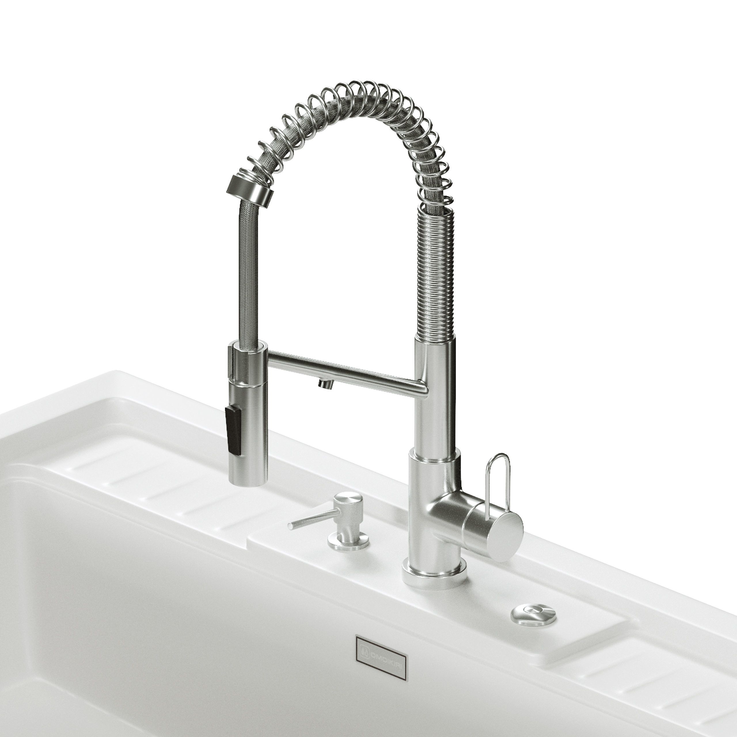 Sink Kinokawa 90 faucet Mikawa 2 Plus Omiokiri 3D model_5