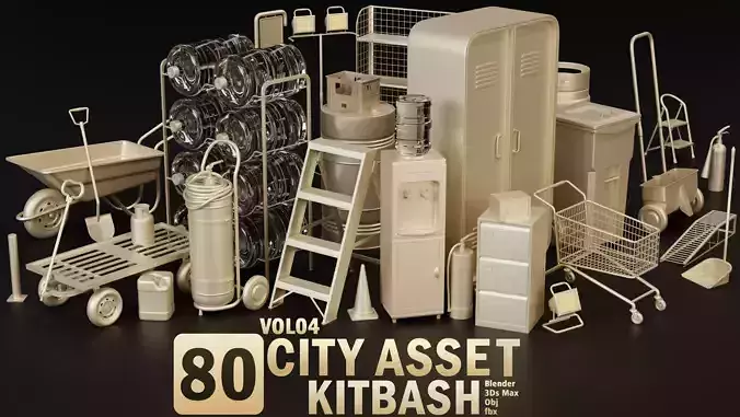 80 City Asset Kitbash