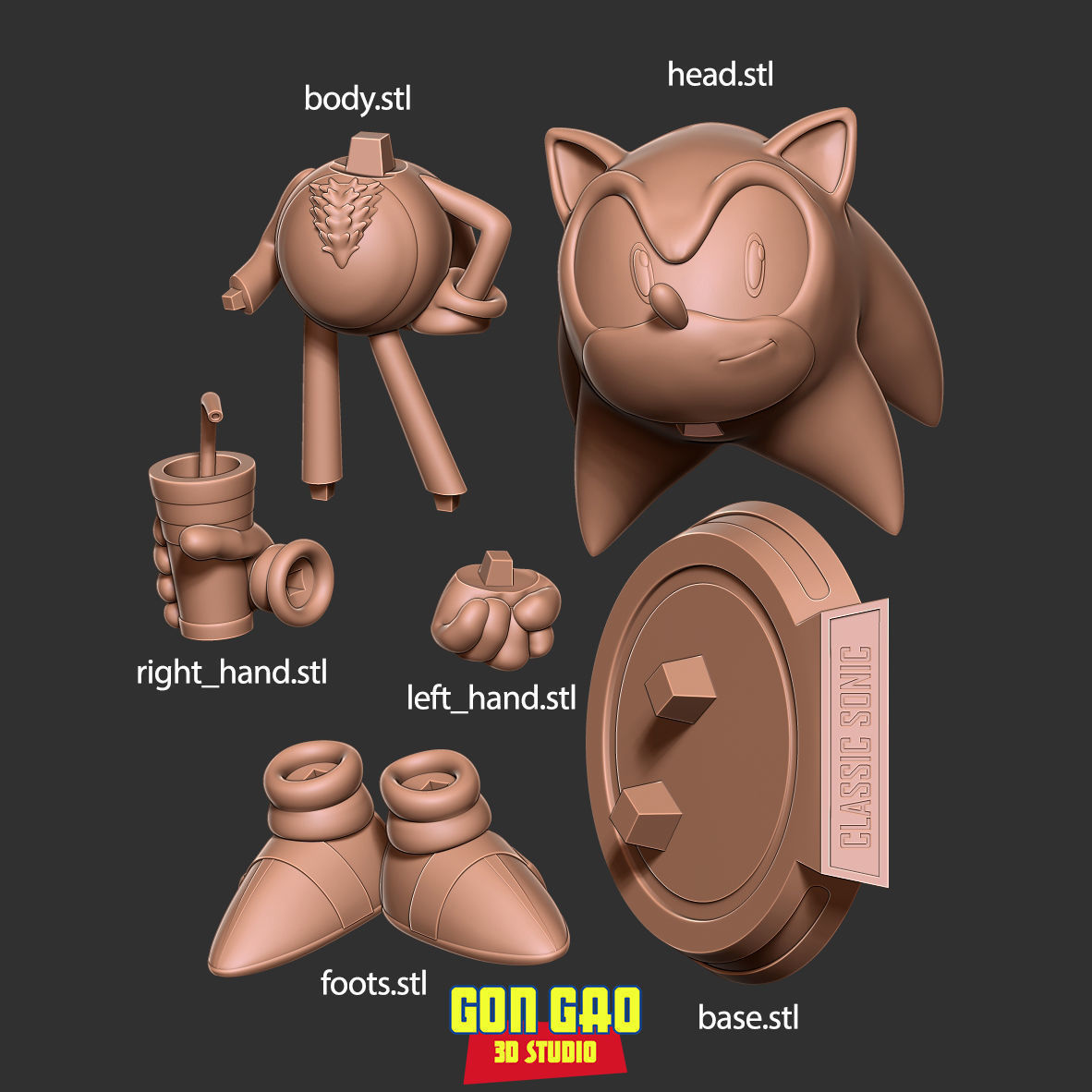  Little Silver Sonic Fanart 3D print model_2