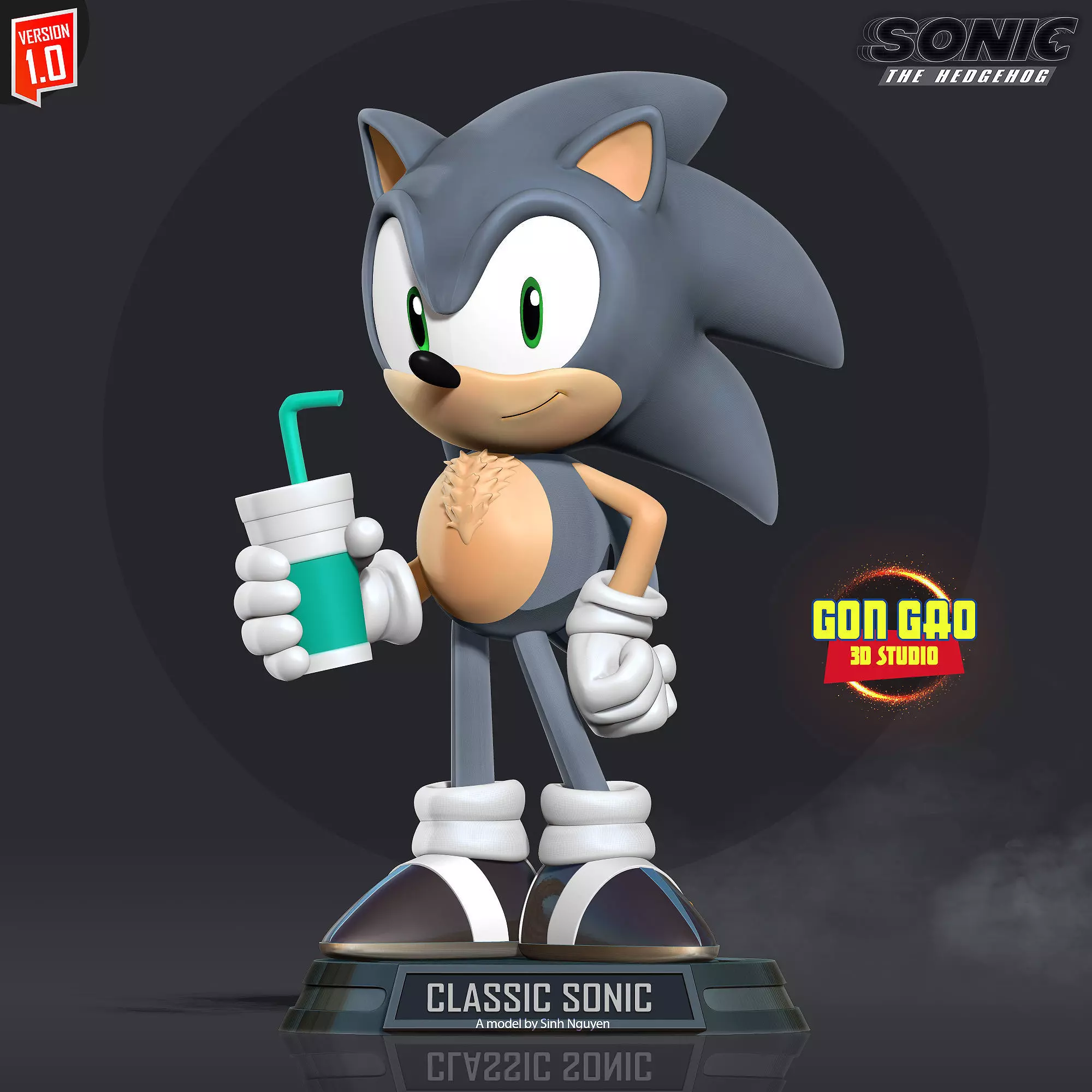  Little Silver Sonic Fanart 3D print model_0
