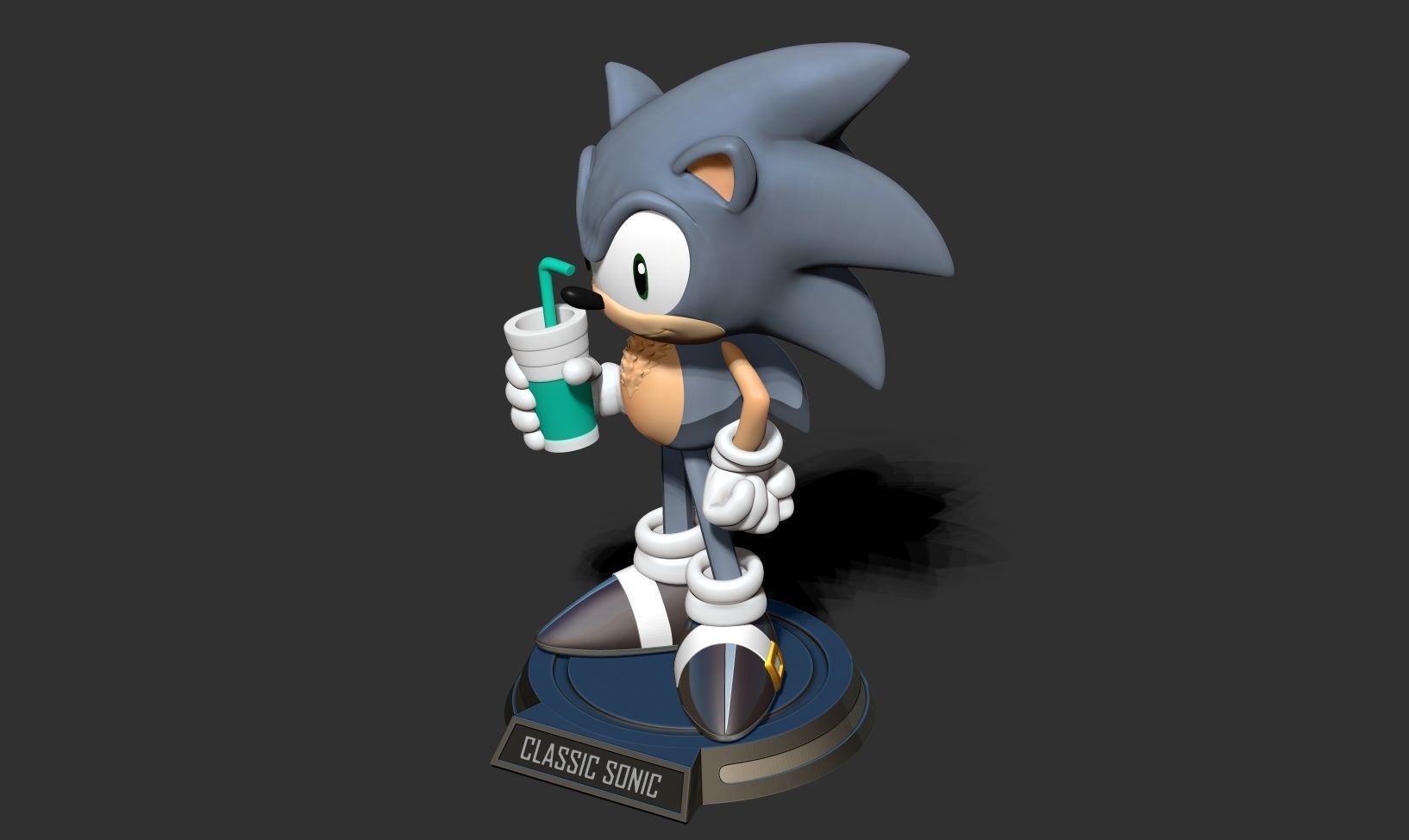  Little Silver Sonic Fanart 3D print model_14