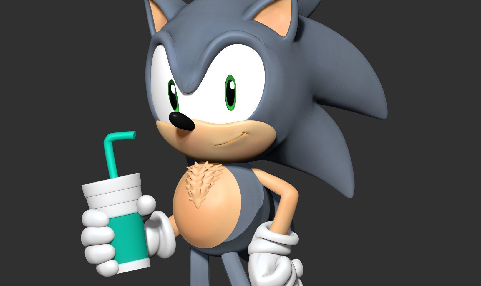  Little Silver Sonic Fanart 3D print model_5