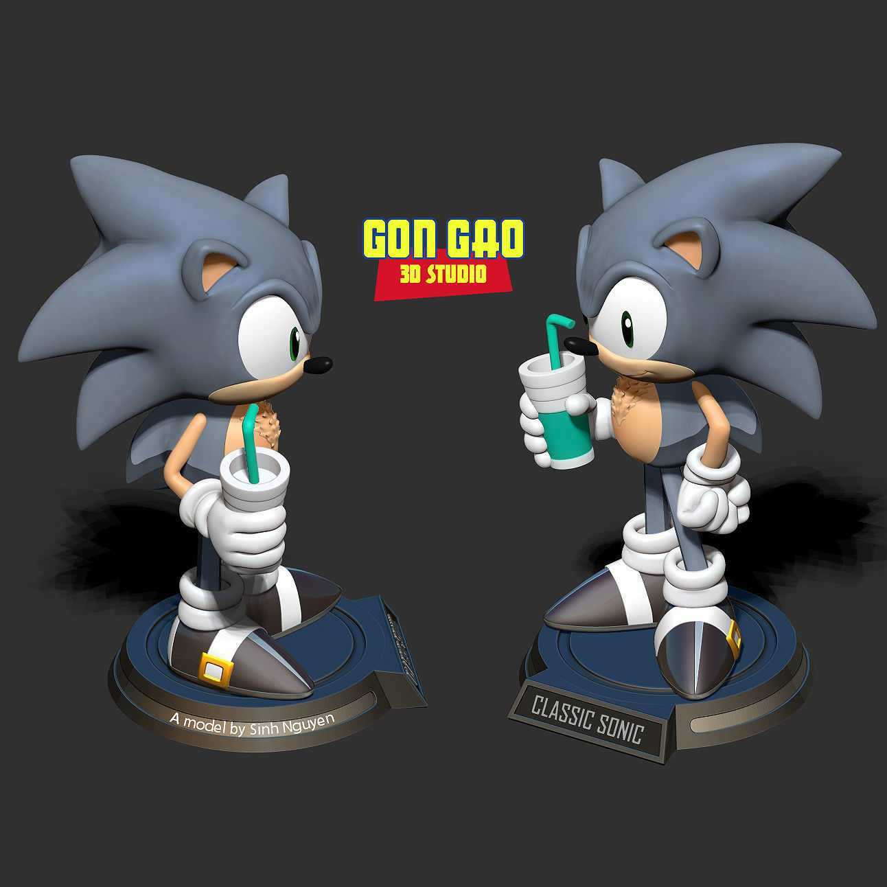  Little Silver Sonic Fanart 3D print model_3