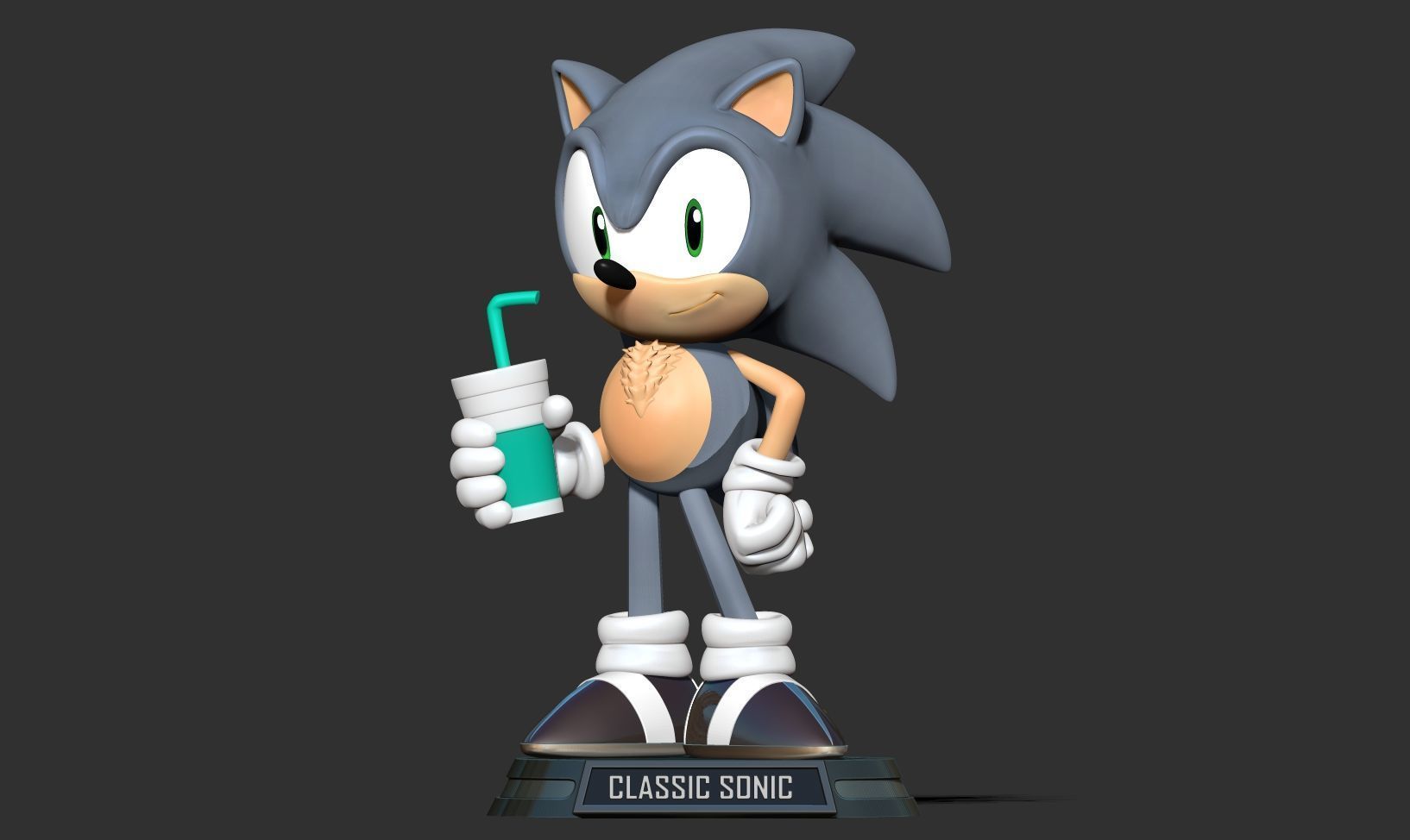  Little Silver Sonic Fanart 3D print model_7
