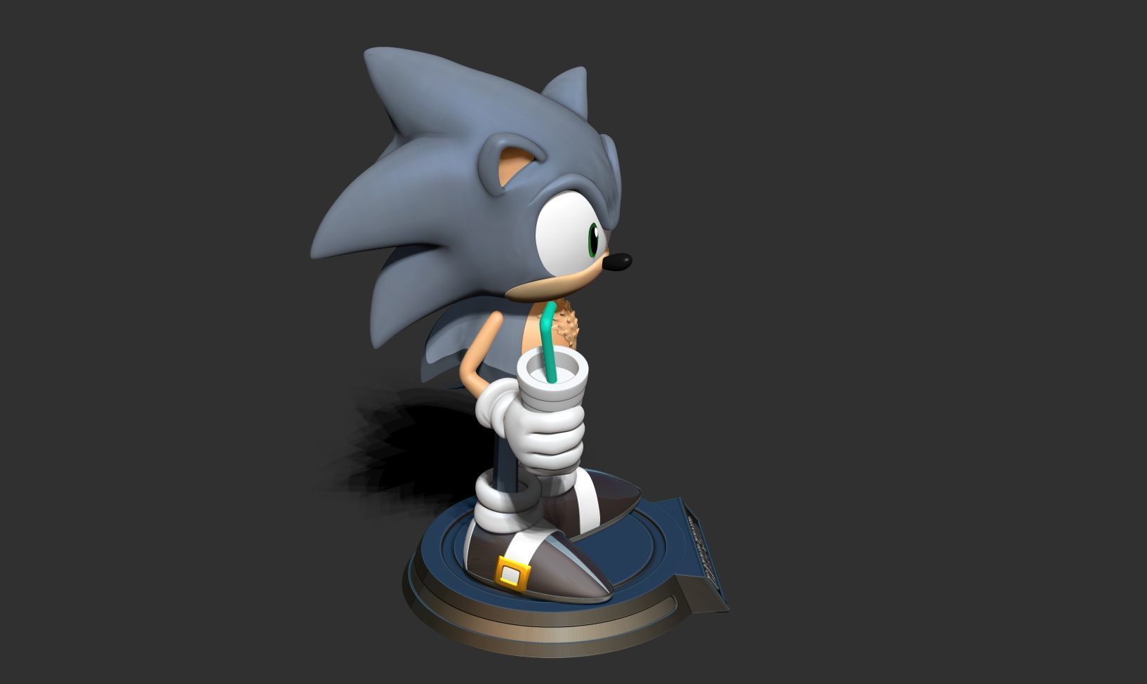  Little Silver Sonic Fanart 3D print model_16