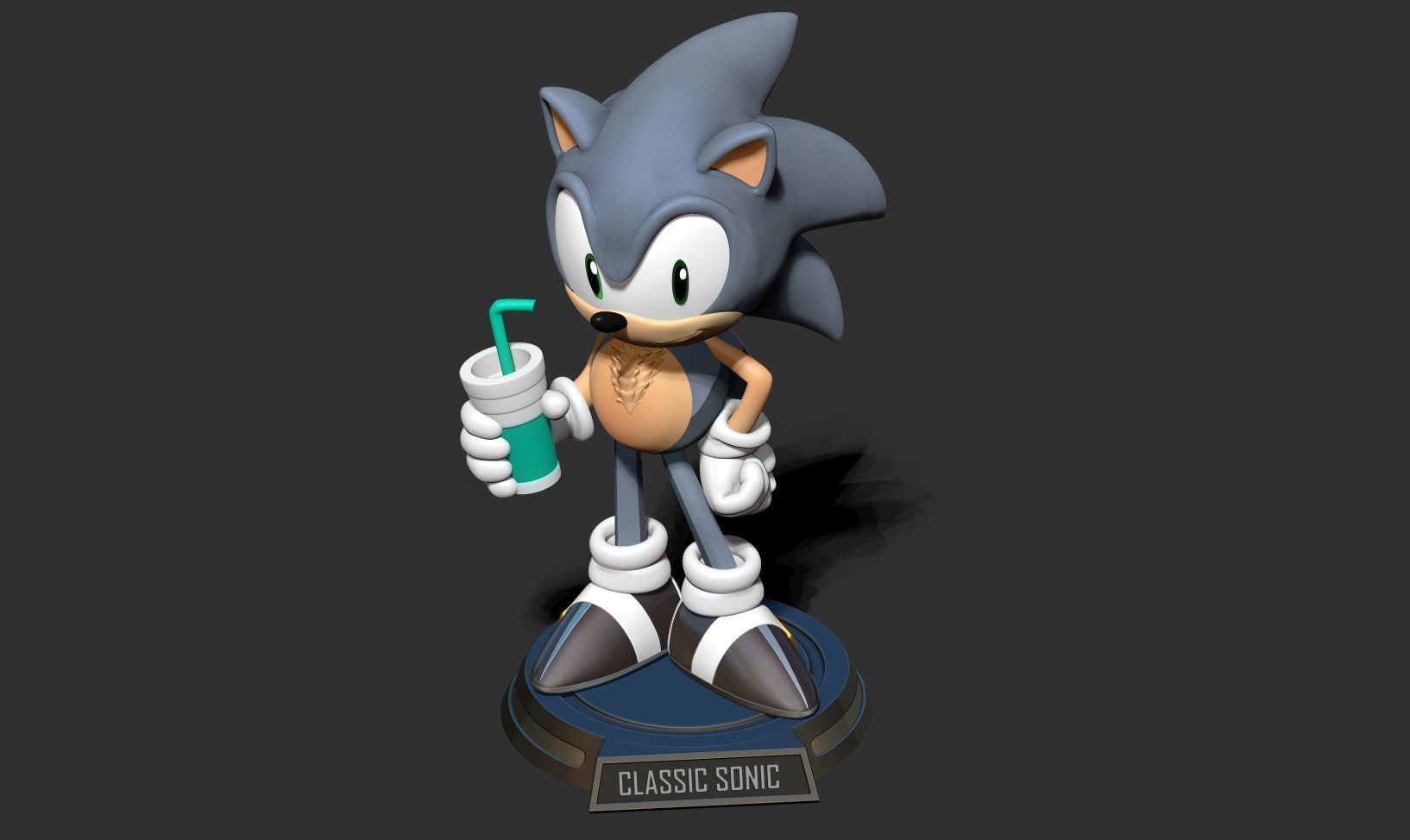  Little Silver Sonic Fanart 3D print model_18