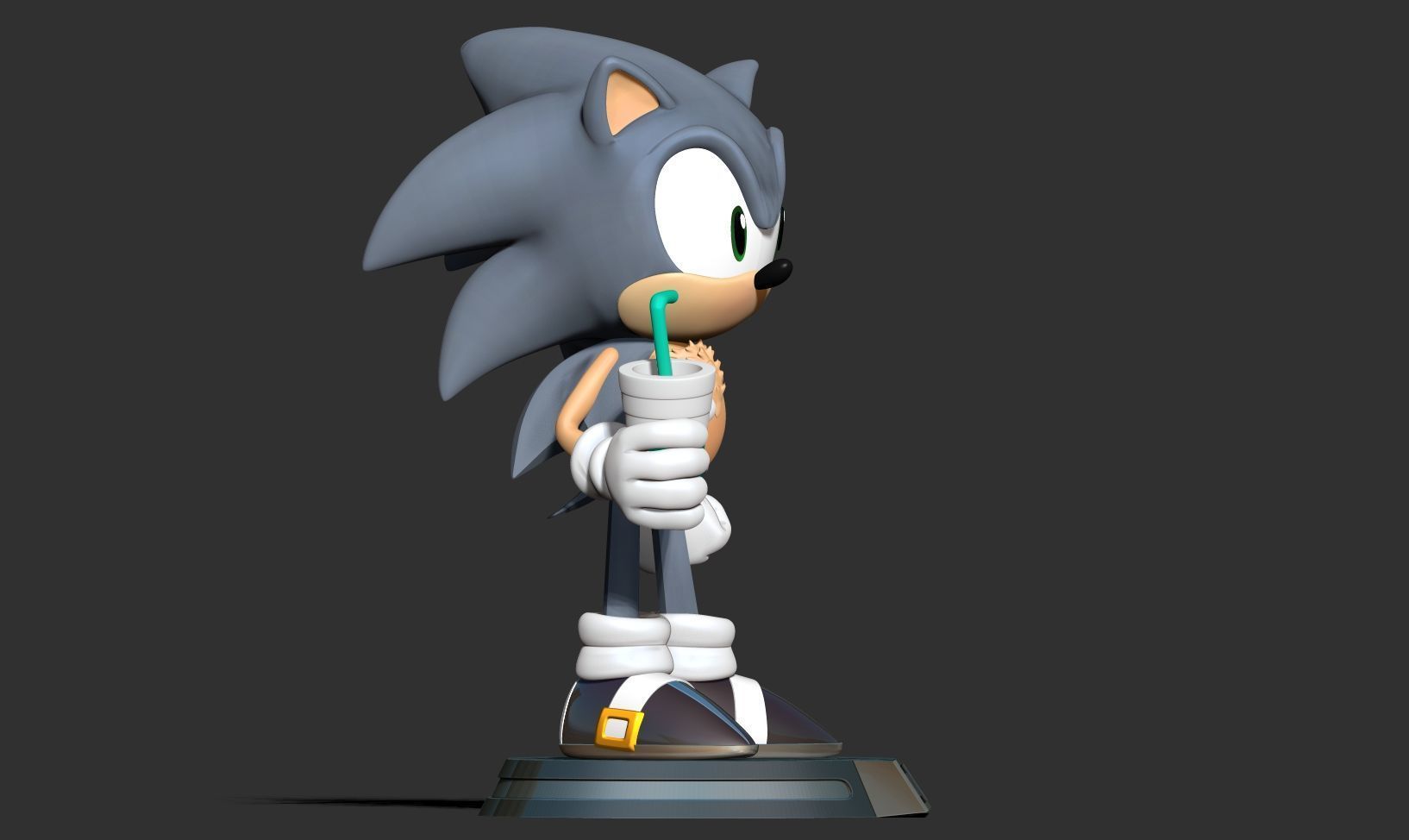  Little Silver Sonic Fanart 3D print model_12