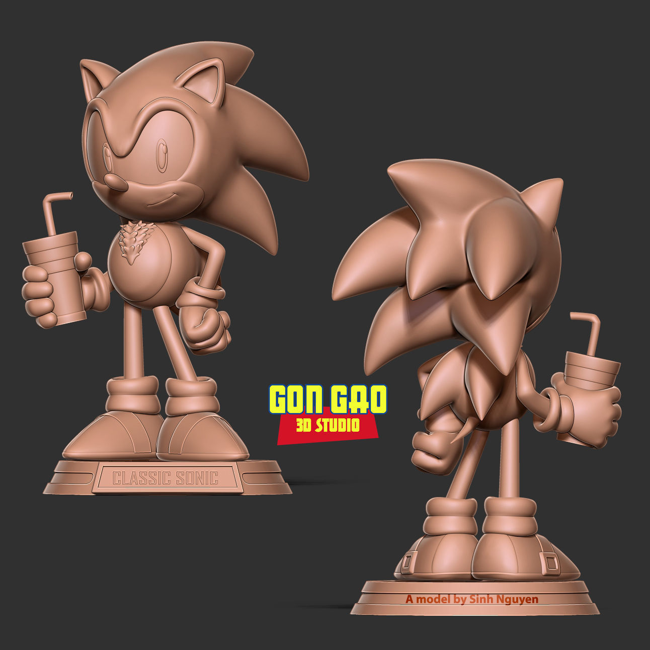  Little Silver Sonic Fanart 3D print model_4