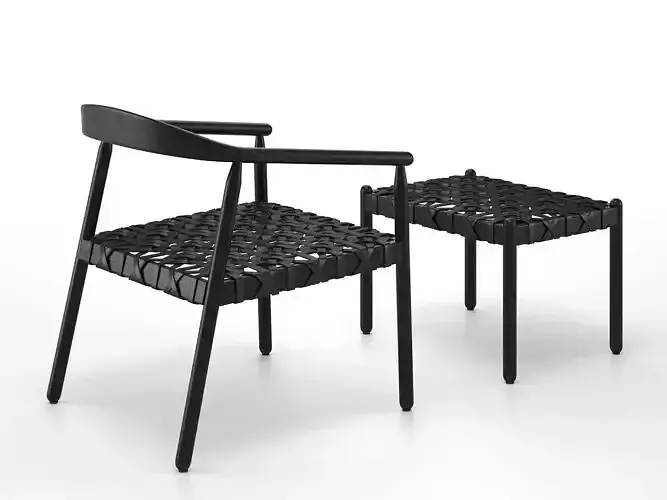 Fay Lounge Chair and Ottoman