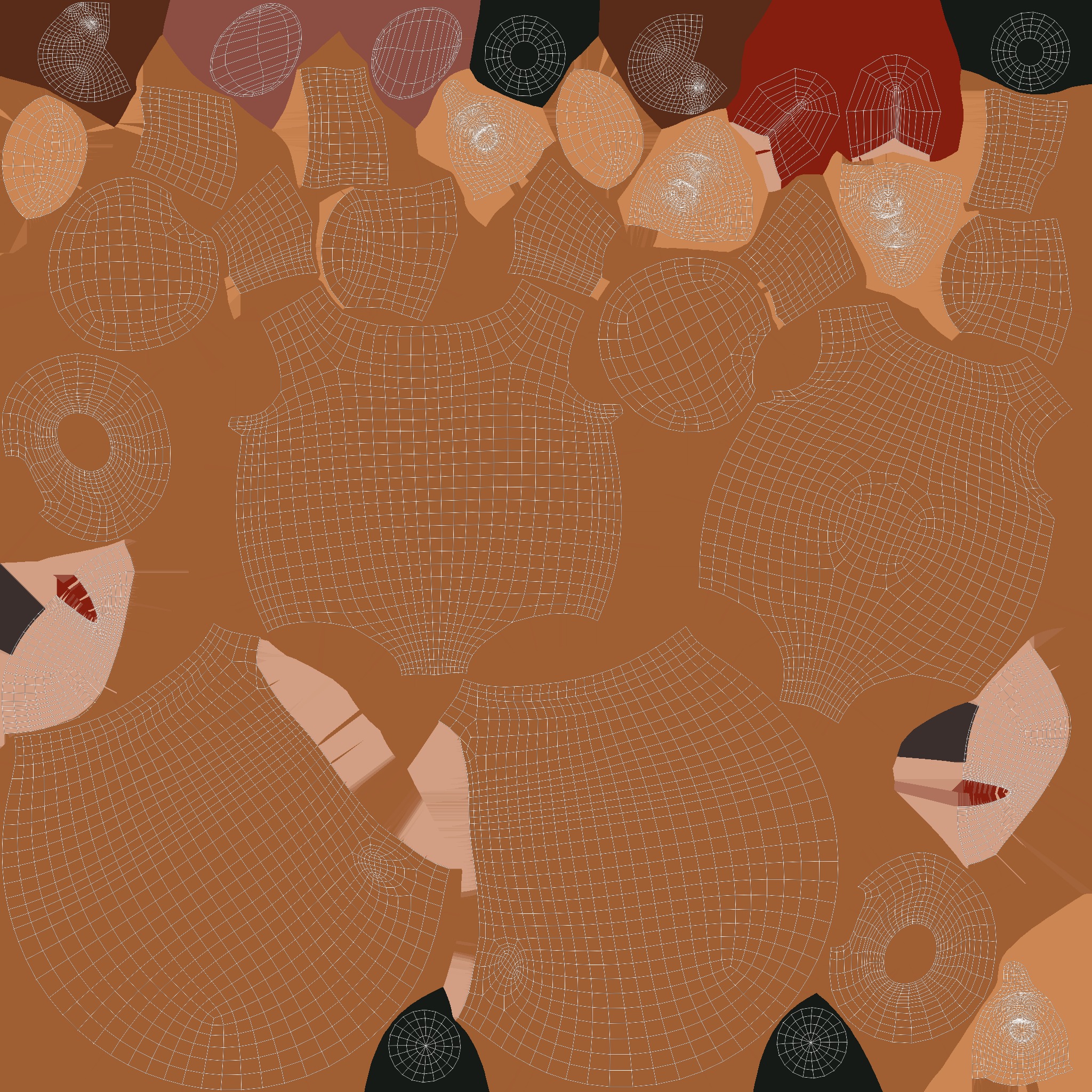 High-Quality 3D Cartoon Bear Low-poly 3D model_10