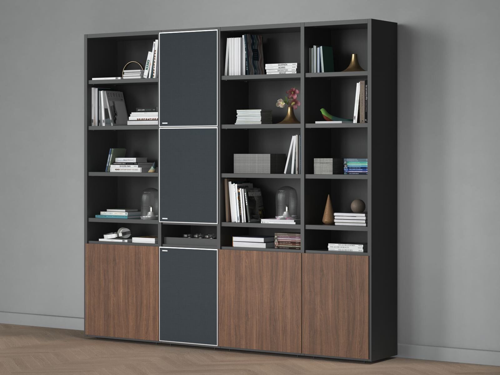 Et Cetera C33 Bookcase 3D model_2
