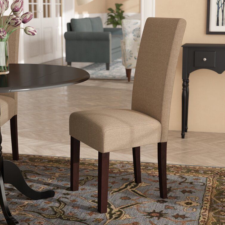 Rayford Fabric Panel Parsons Chair - 3 Colour 3D model_1