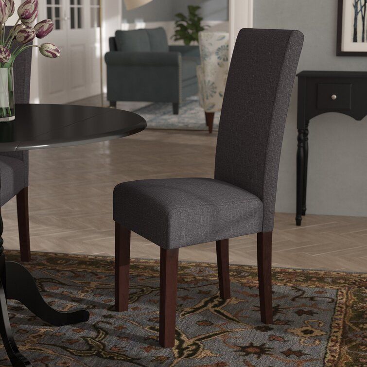 Rayford Fabric Panel Parsons Chair - 3 Colour 3D model_2
