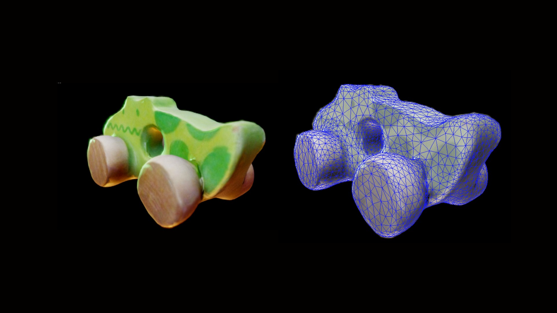 Photorealistic Crocodile Toy 3D Scan Low-poly 3D model_2