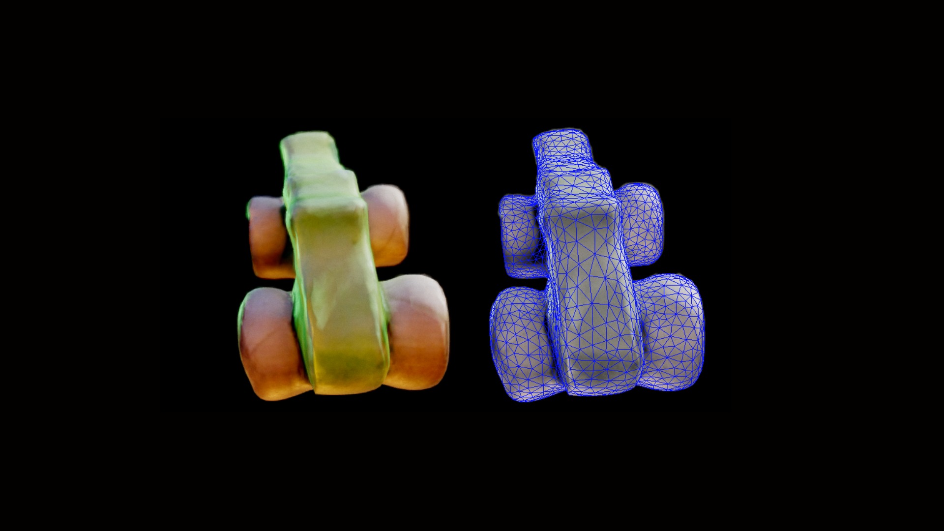 Photorealistic Crocodile Toy 3D Scan Low-poly 3D model_7