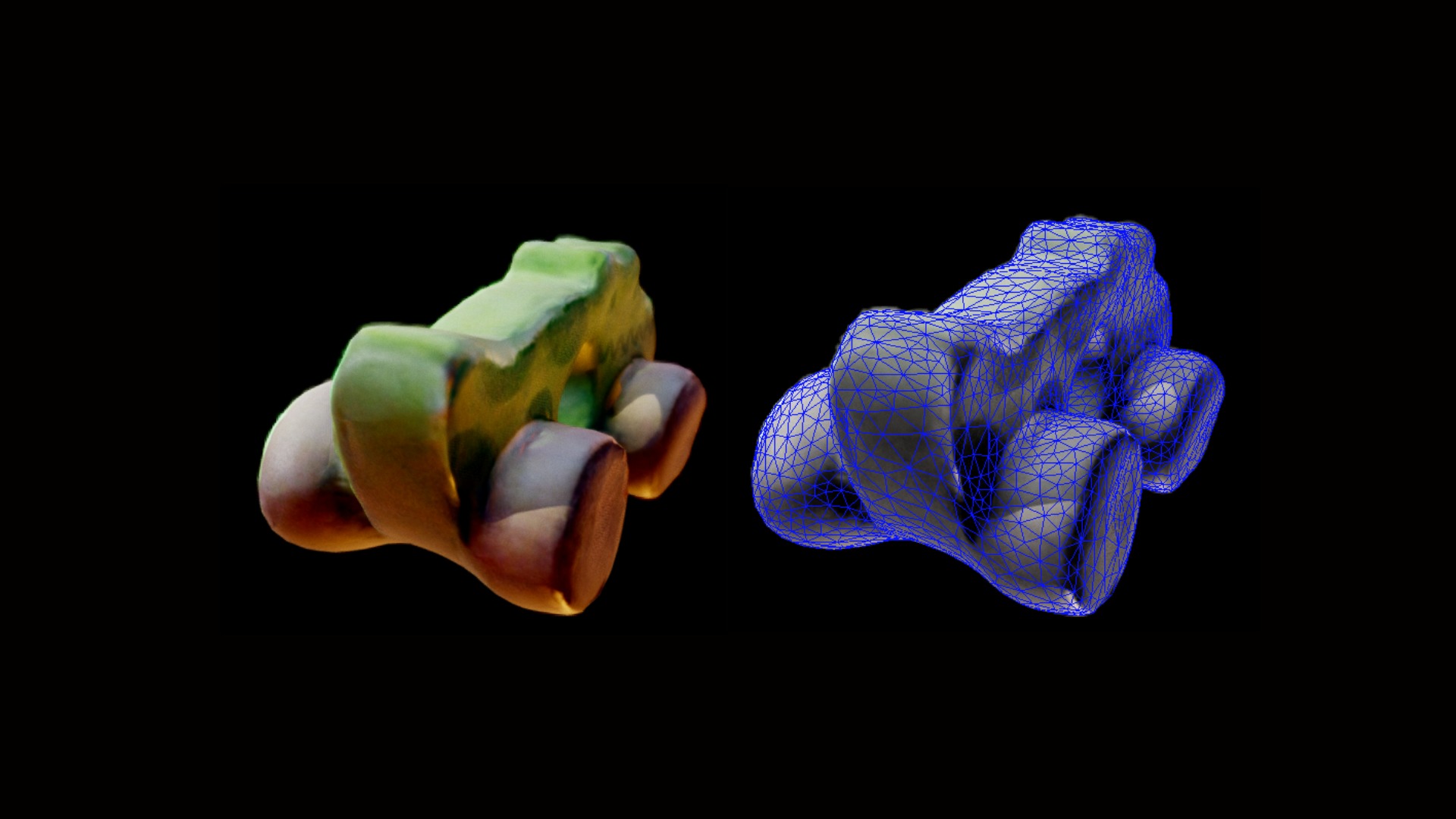 Photorealistic Crocodile Toy 3D Scan Low-poly 3D model_4