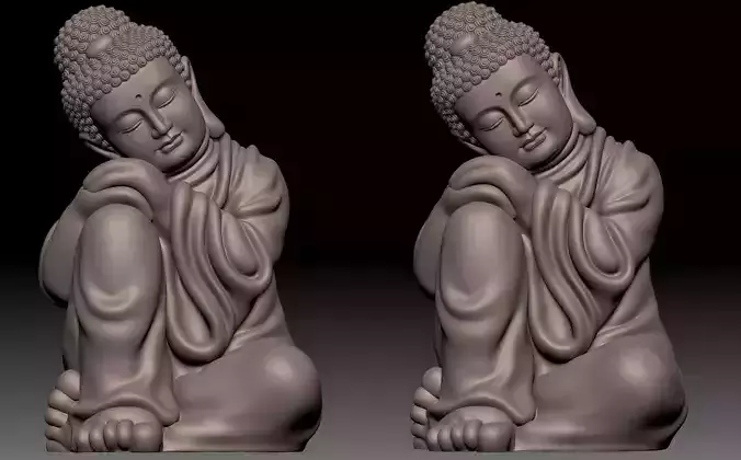 Buddha statue 3D print model