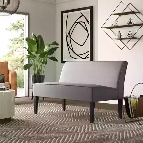 Jossey Armless Loveseat