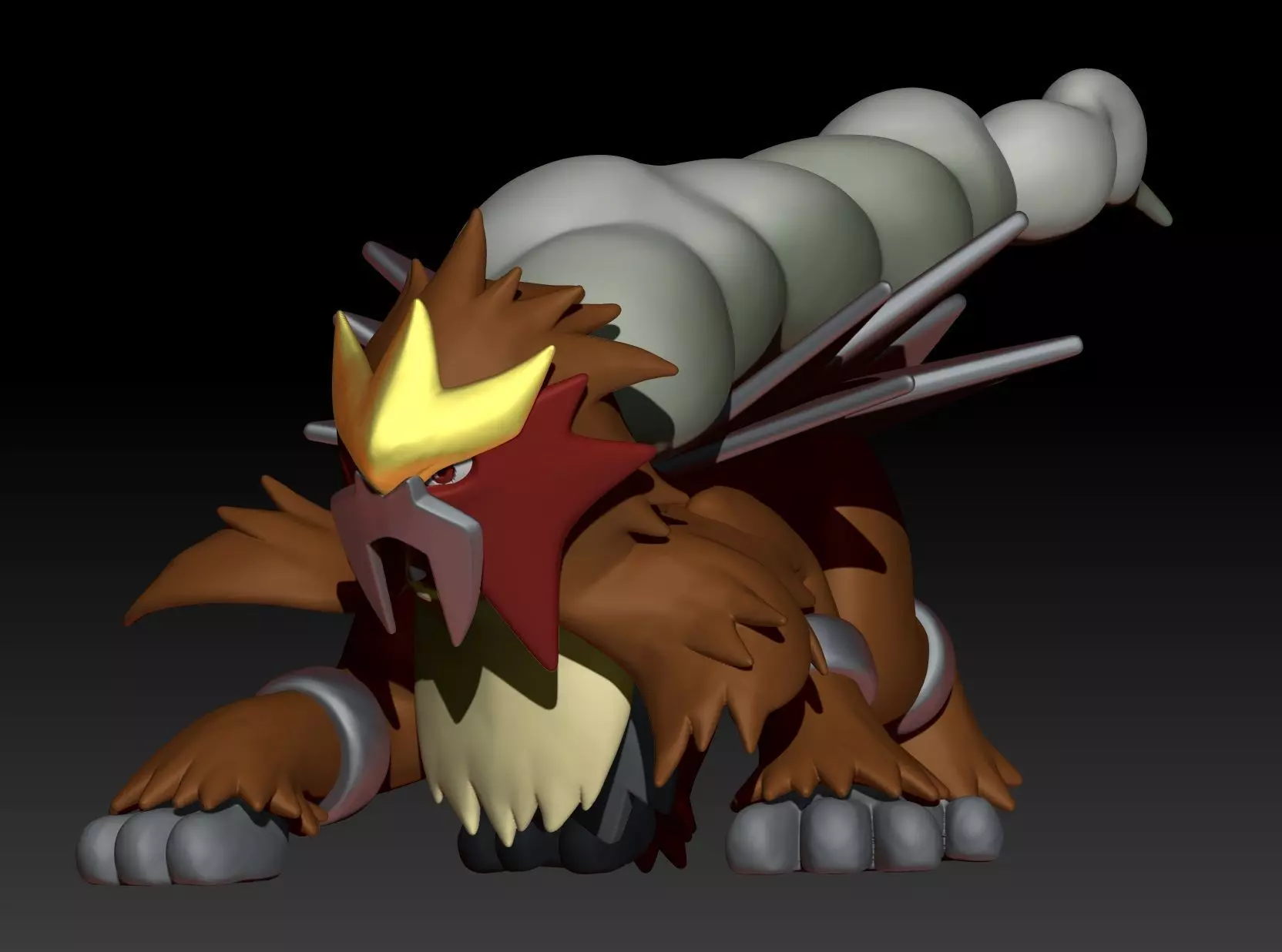 Pokemon Entei 3D print model_0