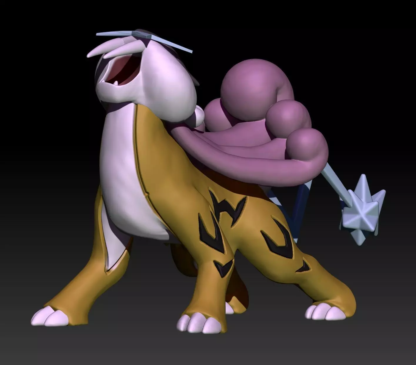 Pokemon Raikou 3D print model_0