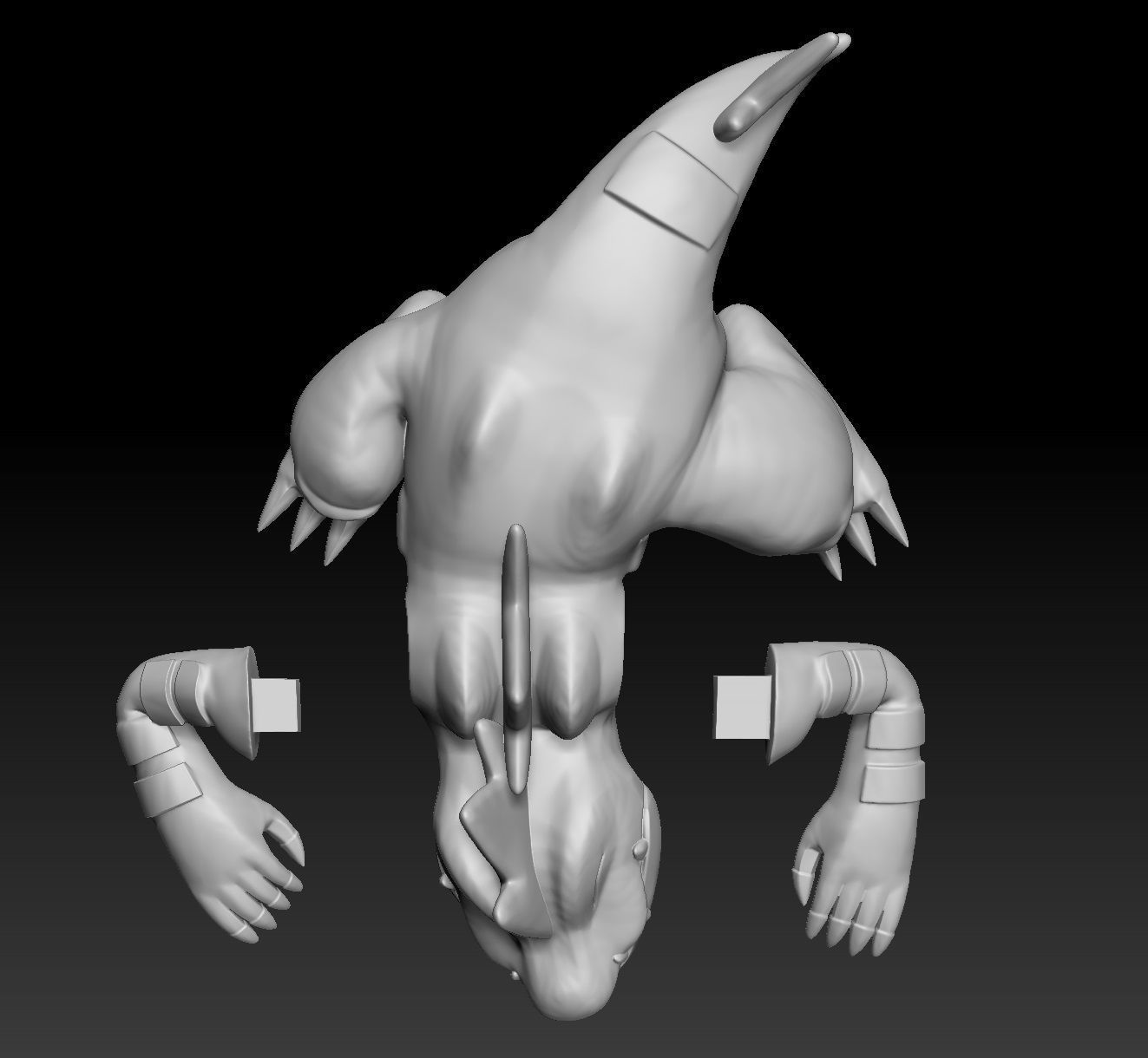 Pokemon Totodile Croconaw Feraligatr 3D print model_4