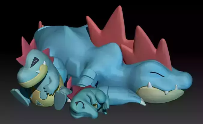 Pokemon Totodile Croconaw Feraligatr