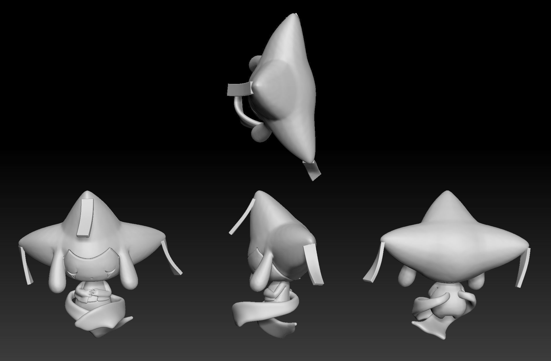 Pokemon Jirachi 3D print model_2