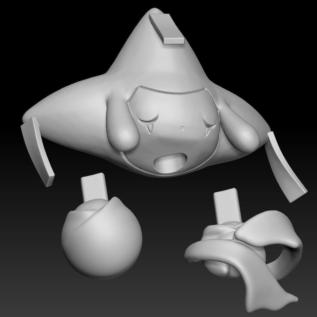 Pokemon Jirachi 3D print model_3