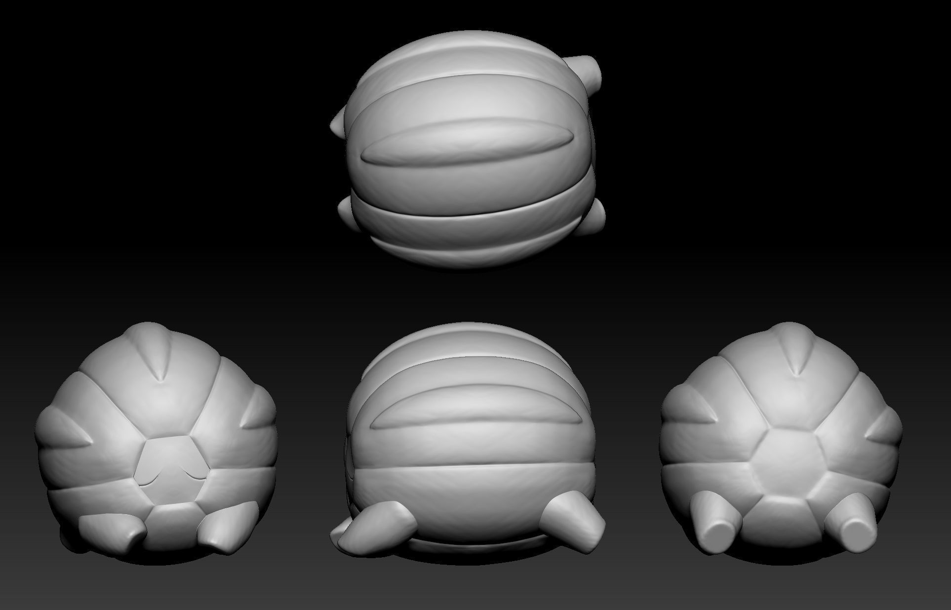 Pokemon Bagon Shelgon Salamence 3D print model_2