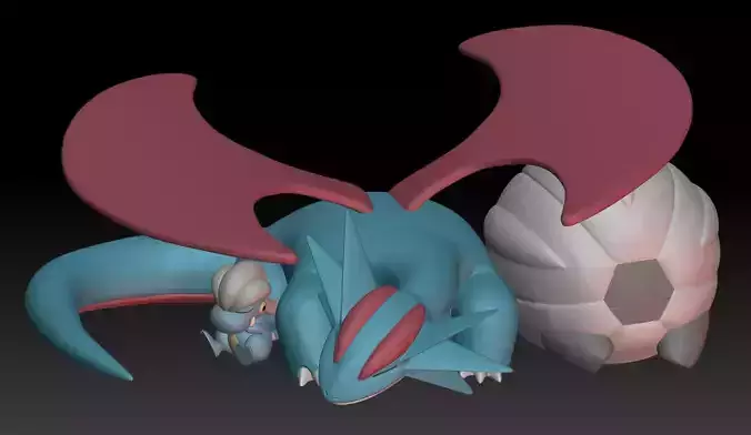 Pokemon Bagon Shelgon Salamence