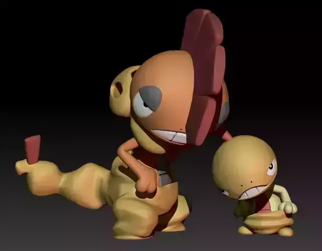 Pokemon Scraggy Scrafty