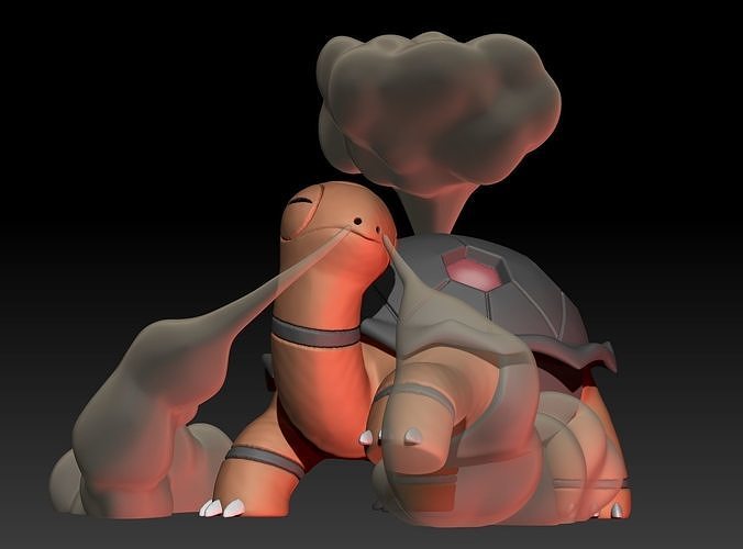 Pokemon Torkoal 3D print model